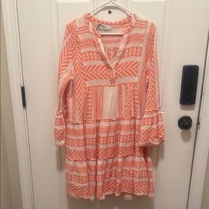 Devotion Twin Dress Women orange peach ella